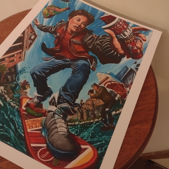 NEW!💯 MARTY MCFLY 8.5x11 ULTRA GLOSSY COLOR ART WALL/LOCKER KIDS/TEENS POSTER! - Picture 4 of 7